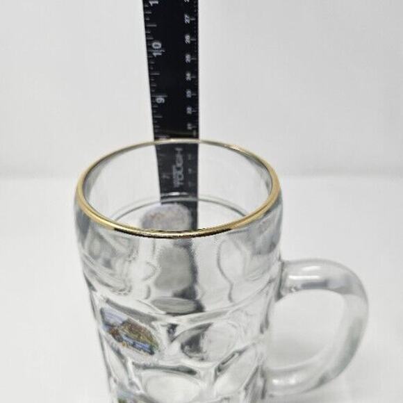 German Beer Stein Glass Large Wittig Hadamar Tankard Mug Germany Man Cave - Picture 9 of 10